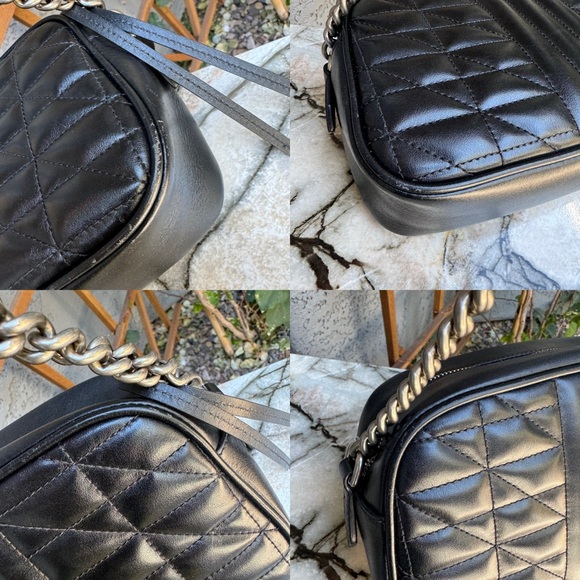 Gucci Calfskin Matelasse Aria Small GG Marmont Chain Shoulder Bag - Picture 8 of 16